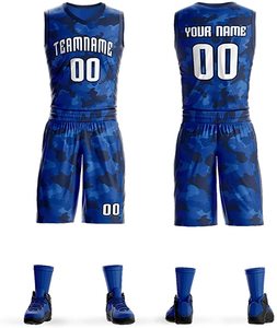 Uniformes de basket-ball en polyester personnalisables, marque privée, ensemble de vêtements de sport, haut et short sublimés, équipement imprimé, options grande taille - Product Image 6