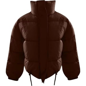 New Winter Unisex <b>Crop</b> <b>Puffer</b> <b>Jacket</b> Featuring Modern Fashion Design High Quality Construction Custom Waterproof Outerwear - Product Image 5