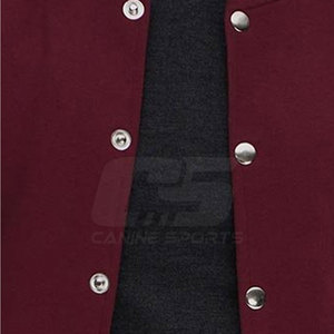 Veste Lettermen personnalisée pour homme, design unique, qualité supérieure, 100% coton, col montant, saison hivernale, logo sur le devant, respirante - Product Image 6