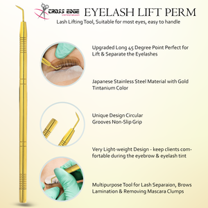 Ensemble de levage de cils de meilleure qualité Outil de levage de cils Applicateur réutilisable de maquillage Perming Lash Cils Outil Bâton Bords arrondis lisses - Product Image 5