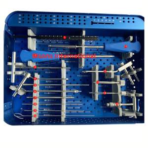BISONS WHOLESALE Ensemble d'instruments chirurgicaux orthopédiques certifiés CE, système de vis cannelées en acier inoxydable de 4,5 mm - Product Image 2