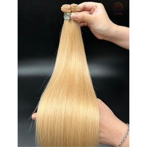 Extensions de cheveux de trame de génie vietnamien humain vierge Extensions de cheveux vietnamiens doublement étirés couleur personnalisée de trame de machine - Product Image 5