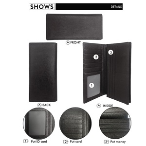 Cartera de Cuero para Hombre, Diseño Único y Moderno, Fabricación ODM/OEM, Forro de Poliéster, Cierre de Cremallera Impermeable, Larga Duración - Product Image 6