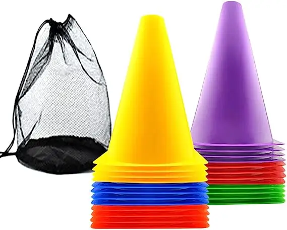 Top Quality Customized Plastic Training Events Activities Indoor Outdoor Sports Cones Sports Agility Field barriel Markers Cone