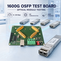 Papan Uji Modul Optik OSFP 16x112Gbps yang Tangguh dengan Tata Letak RF yang Dioptimalkan untuk Pengujian Kabel dan Optik Kecepatan Tinggi