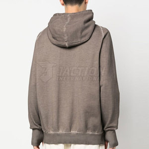 Sudaderas con capucha de lavado ácido básicas de moda de calidad superior para hombre, ropa de moda de talla grande, sudaderas con capucha de lavado ácido básicas - Product Image 2