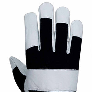 Gants de travail en cuir de vachette grainé, protection de sécurité, gants de chauffeur, fonctions anti-coupure et anti-impact, gants polyvalents - Product Image 6