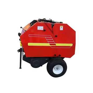 Maquinaria agrícola Máquina empacadora de hierba de heno Máquina empacadora redonda Fabricante Rollo de trigo de pino Mini empacadora de heno de paja redonda - Product Image 1