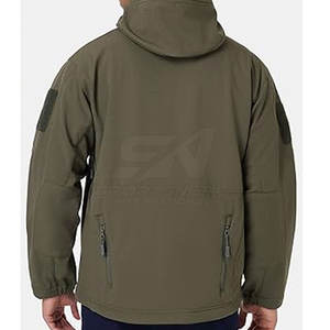 Veste tactique d'extérieur avec coutures renforcées, coupe-vent, imperméable et multiples poches pour l'équipement - Product Image 2