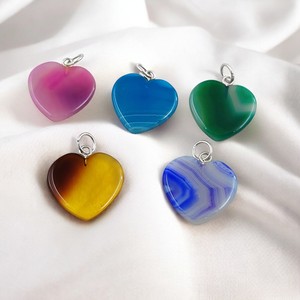 จี้อาเกตสีชมพู925เงินสเตอร์ลิง20มม. จี้อาเกตชุบทองทำด้วยมือเครื่องประดับทำด้วยมือจี้อาเกต - Product Image 4