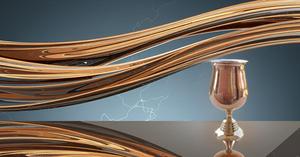 Copas de Martini de cobre bellamente hechas a mano, copa de Metal con acabado liso, capacidad para 8 onzas - Product Image 4