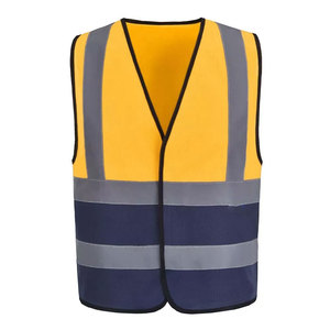 Chaleco de seguridad para el trabajo de verano de la mejor calidad para hombres, lienzo con impresión de logotipo personalizado, reflectante de alta visibilidad para protección, ropa exterior reversible - Product Image 4