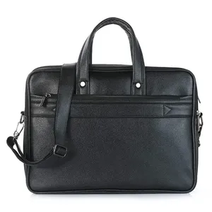 Stylish Unisex Premium Leather <b>Briefcase</b> Durable Spacious Office Bag with High Quality Features for Professional Laptop Carriers - Product Image 4