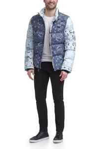 Veste matelassée d'hiver brillante pour homme sur mesure, nouvelle mode, streetwear, vêtements d'extérieur, vente en gros - Product Image 6