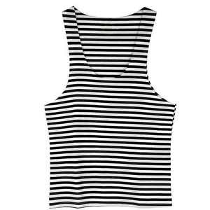 Camiseta de gimnasio con estampado de logotipo personalizado para hombre, camisetas sin mangas ajustadas con tirantes, camiseta de entrenamiento físico, camiseta sin mangas de LICRA - Product Image 4