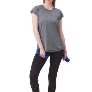 Camiseta 100% de algodón para mujer personalizada con color liso y logotipo personalizado Camiseta para mujer - Product Image 5