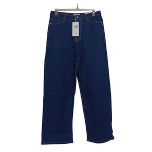 กางเกงผ้าเดนิมเอวสูงตรงสำหรับผู้ชาย, กางเกงลำลองขายาวผ้า2% สแปนเด็กซ์ระบายอากาศได้ดีแห้งเร็วออกแบบโลโก้ได้ตามต้องการ - Product Image 2