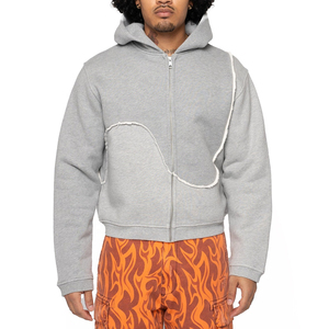 2025 American Vintage <b>Thermal</b> <b>Men's</b> Hoodie Streetwear Fashion 100% Cotton High Quality 500 GSM Puff Printed Fleece Clothing - Product Image 3