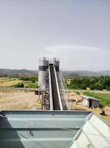 Boîte de vitesses et roulement PLC de centrale à béton à haute capacité 240 M3/h avec moteur efficace - Product Image 2