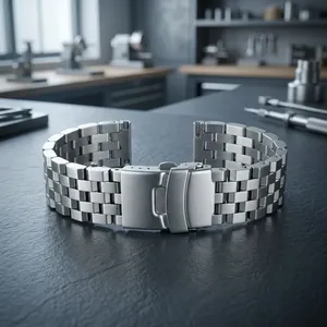 Luxury Unisex GD001 Stainless Steel Smartwatch Band Stainless Steel Buckle Soft Adjustable <b>Watch</b> Strap <b>Watch</b> Bands <b>Watch</b> Part - Product Image 5