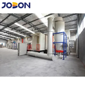 PVC 2 Station booth Full Automatic Powder Coating Paint Line Systems Automatic Spray Painting Booth Equipment