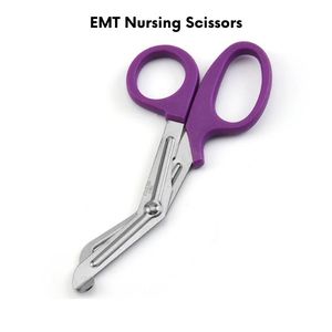 Ciseaux de traumatologie EMT en acier de haute qualité, durables, avec impression de logo personnalisée, réutilisables, certifiés CE, garantie 1 an par Debonairii - Product Image 3