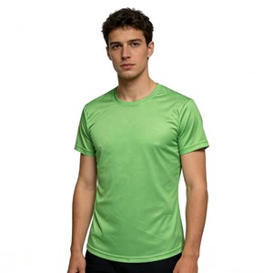 T-shirt de course à col rond à manches courtes avec logo personnalisé, séchage rapide, respirant, pour la course en trail, la salle de sport, l'entraînement quotidien, la marche, vente en gros - Product Image 3