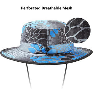 Chapeaux seau streetwear décontractés personnalisés avec broderie par impression de logo, mode extérieure d'été, protection solaire, fournisseur OEM - Product Image 4