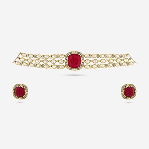 Kundan Wedding <b>Necklace</b> Elegant & Dazzling - Product Image 1