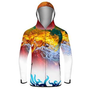 Camisas de Pesca Transpirables de Secado Rápido con Protección Solar UPF 50+, Diseño Personalizado, Sudadera con Capucha y Máscara, Ropa de Pesca, Fácil de Lavar - Product Image 4