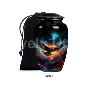 Belle urne adulte de crémation d'aigle en aluminium pour cendres humaines grande urne funéraire décorative pour homme et femme avec sac gratuit - Product Image 5