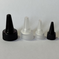 Bouchon à vis universel OEM en plastique anti-déversement avec impression de logo, 18-28 mm, pour bouteilles