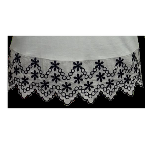 Blusas Sexys de Mujer de Algodón Tejido con Encaje y Mangas Cortas - Product Image 2