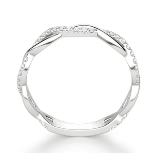 แหวนเพชรโมอิสสำหรับงานหมั้นแหวนแต่งงานแหวนหมั้นเพชรสเตอร์ลิงเงินวันครบรอบ - Product Image 3