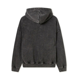 เสื้อฮู้ดดี้ทรงบ็อกซี่แบบครอปตัวใหญ่ ผ้าคอตตอนผสมเนื้อหนา คุณภาพสูง ผลิตโดยผู้ผลิตโดยตรง รับผลิตตามแบบ - Product Image 2