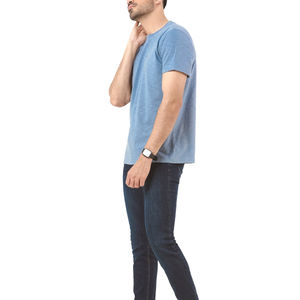 Respirant conception personnalisée T-shirt uni pour les hommes prix de gros Oem vente en gros T-shirt imprimé personnalisé Fitness T-shirt pour les hommes - Product Image 2