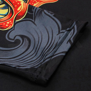 Maillot de compression anti-UV UPF50+ à manches longues personnalisé pour le surf, le MMA, le BJJ, le Jiu Jitsu, avec logo personnalisé, sublimé, pour les arts martiaux - Product Image 3