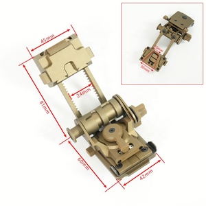 LWXC Metal CNC táctico NVG montaje de casco de visión nocturna de tamaño extendido + montaje binocular + conjunto de montaje <span class=keywords><strong>MYG</strong></span> - Product Image 5