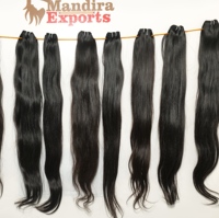 Extensions de cheveux humains vierges bruts non traités, lisses crépus, alignés aux cuticules, qualité Genius, provenant de fournisseur indien de cheveux de temple