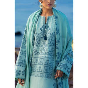 Conjunto de Traje Jacquard de 3 Piezas para Mujer con Dupatta MJ-62007 - Product Image 1