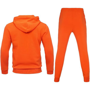 Conjunto de chándal personalizado de algodón polar con cremallera, cómodo y práctico para chándal de hombre Chilly Days - Product Image 2