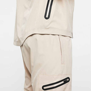 Ensemble survêtement coupe-vent personnalisé surdimensionné ensemble survêtement pantalon de jogging en nylon fermeture éclair réfléchissante survêtement ensemble survêtement en nylon pour hommes - Product Image 3