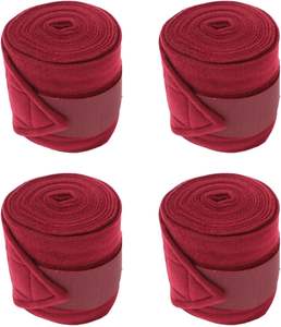 Vendas de Polo para Caballos de Lana Duradera al por Mayor con Cierre de Velcro, Vendajes de Protección para las Piernas Ecuestres para Montar y Entrenar - Product Image 1
