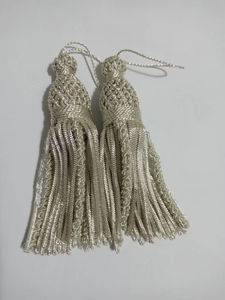 Alta calidad 2025 nuevo diseño oro plata lingotes borlas 12CM uniforme Iglesia vestimentas decoración borla para Pakistán - Product Image 6