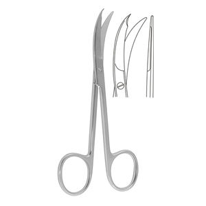 Ciseaux à point Northbent de qualité supérieure courbés 13 cm ciseaux à point chirurgical en acier inoxydable approuvés ISO et CE - Product Image 4