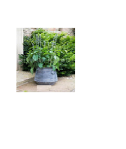 Maceta de jardín galvanizada de diseño rústico Premium Macetas y jardineras de material de alta calidad - Product Image 1