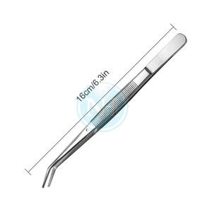 Pinzas de Curación Dentadas y Curvadas Delicadas para una Manipulación Médica y Quirúrgica Precisa - Product Image 2