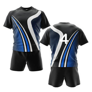 Uniforme de rugby respirant taille adulte, design personnalisé, 100% polyester, haute qualité, confortable, prix d'usine, couleur et logo personnalisés - Product Image 5