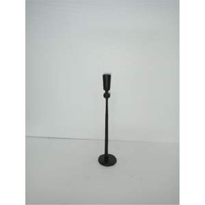 Candelabro Cónico de Metal Negro Mate, Candelabro de Hierro Forjado para Centro de Mesa de Boda |   Candelabro Moderno Minimalista - Product Image 2