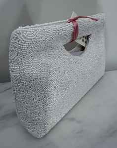 กระเป๋าคลัทช์งานปาร์ตี้ของผู้หญิงหรูหรางานออกแบบทำมือปักเลื่อมแวววาวกระเป๋าโซ่กระดุมติดลูกปัด - Product Image 3